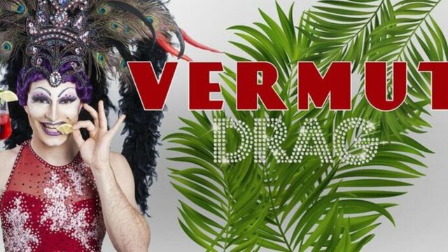 Cartel de promoción de los 'Vermuts Drag', que aterrizan en Barcelona / VERMUT DRAG