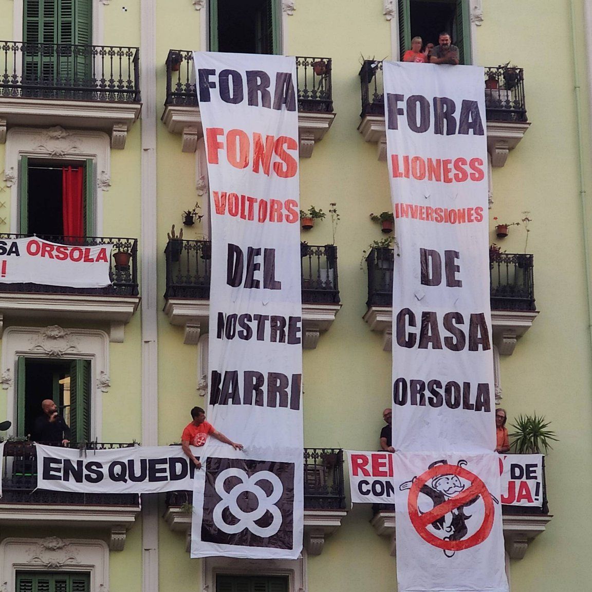 Protesta a la Casa Orsola