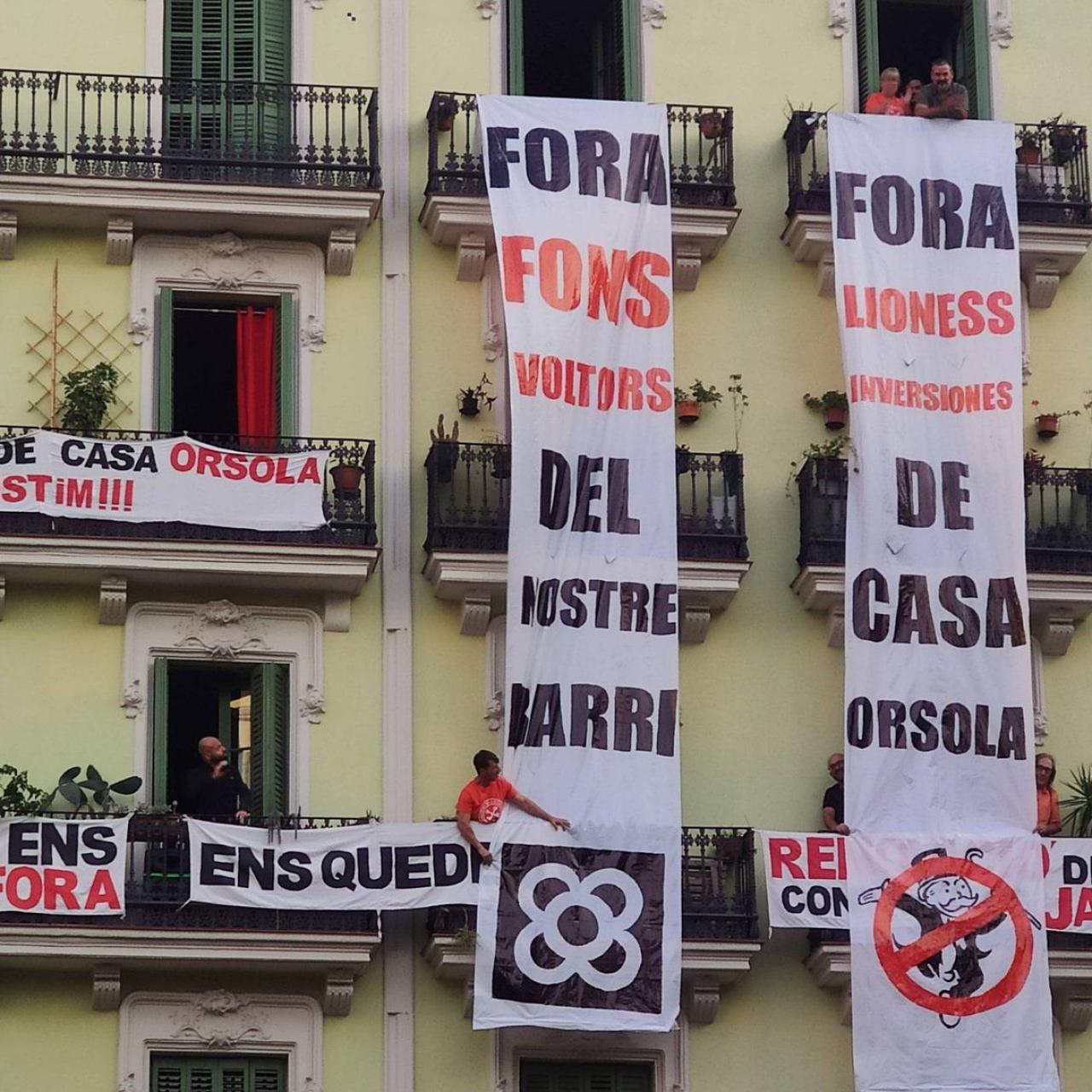 Protesta en la Casa Orsola