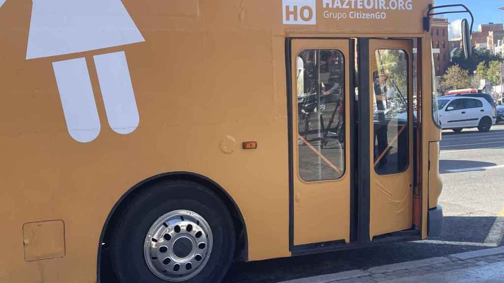 Imatge d'arxiu del bus de Hazte Oír / EUROPA PRESS