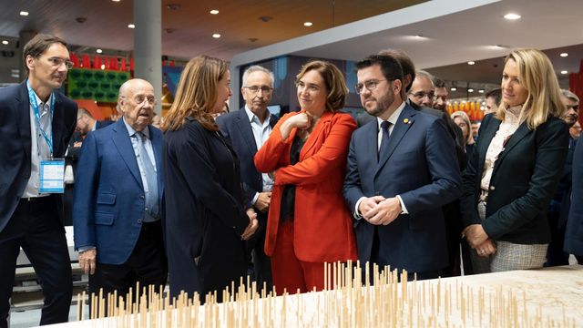 Ada Colau y Aragonès en el Smart City / EUROPA PRESS