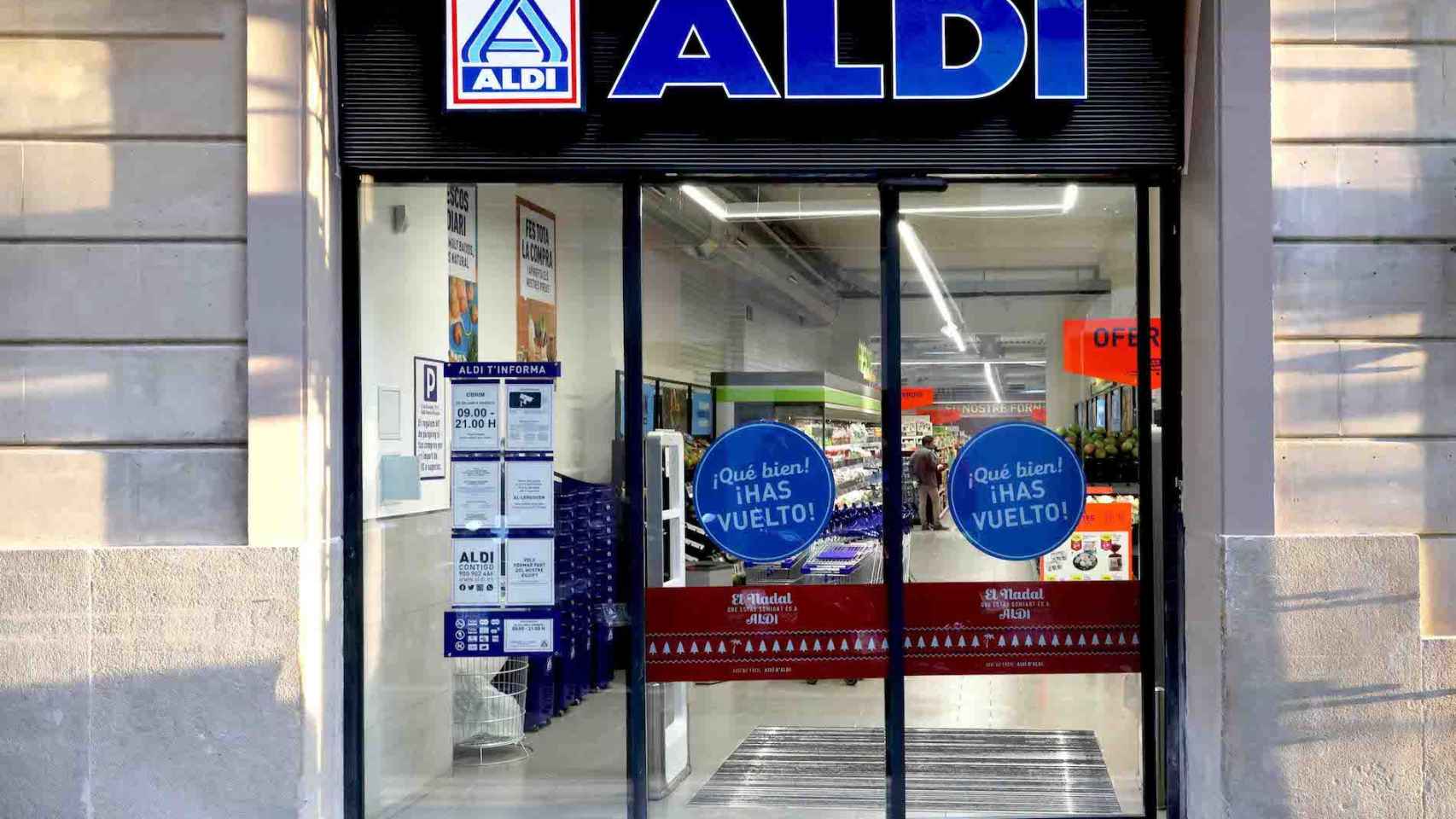Nuevo supermercado Aldi en la calle de Milà i Fontanals / ALDI
