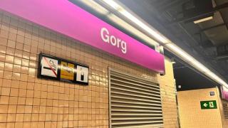 Parada de metro de Gorg en Badalona de la L2 / AV - METRÓPOLI