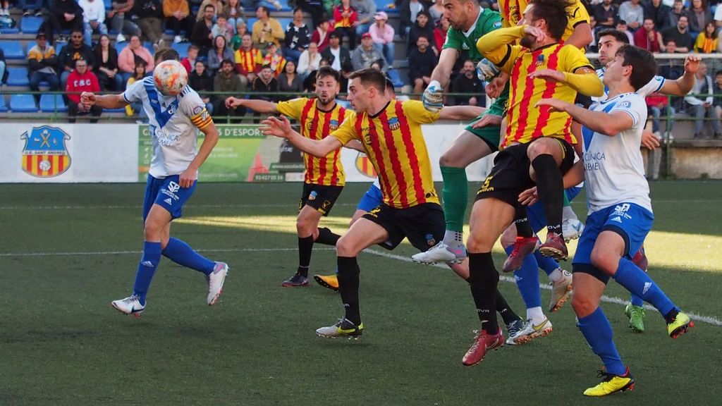 Derbi que ha enfrontat l'Europa amb el Sant Andreu en una imatge d'arxiu