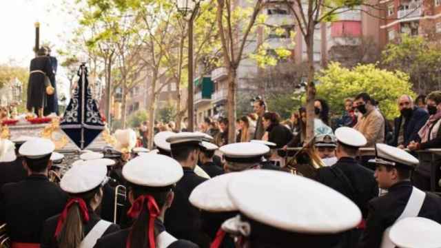 Banda de música de la Cofradía 15+1 de L'Hospitalet de Llobregat / XAVI GUIRAO