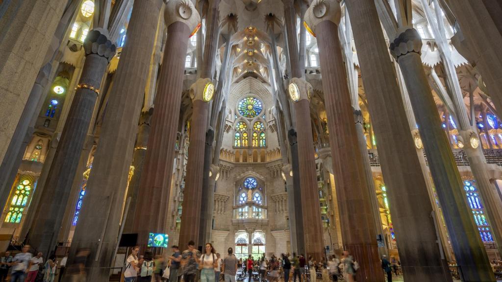 La Sagrada Família en una imatge d'arxiu / PEP DAUDÉ - SAGRADA FAMÍLIA