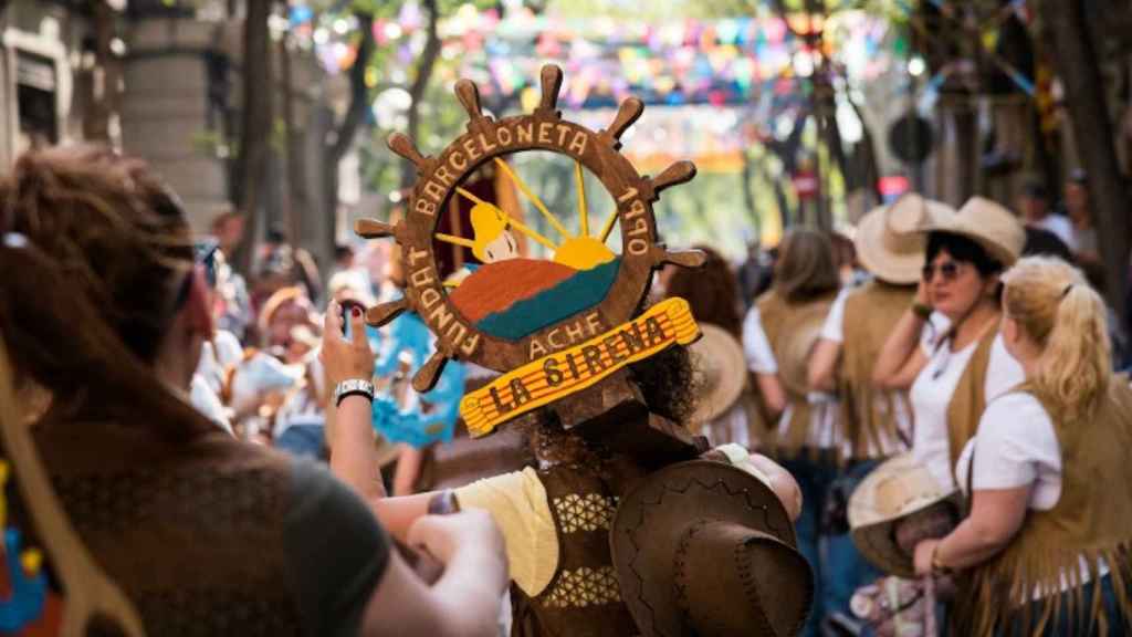 Celebración de la Segunda Pascua en el barrio de la Barceloneta