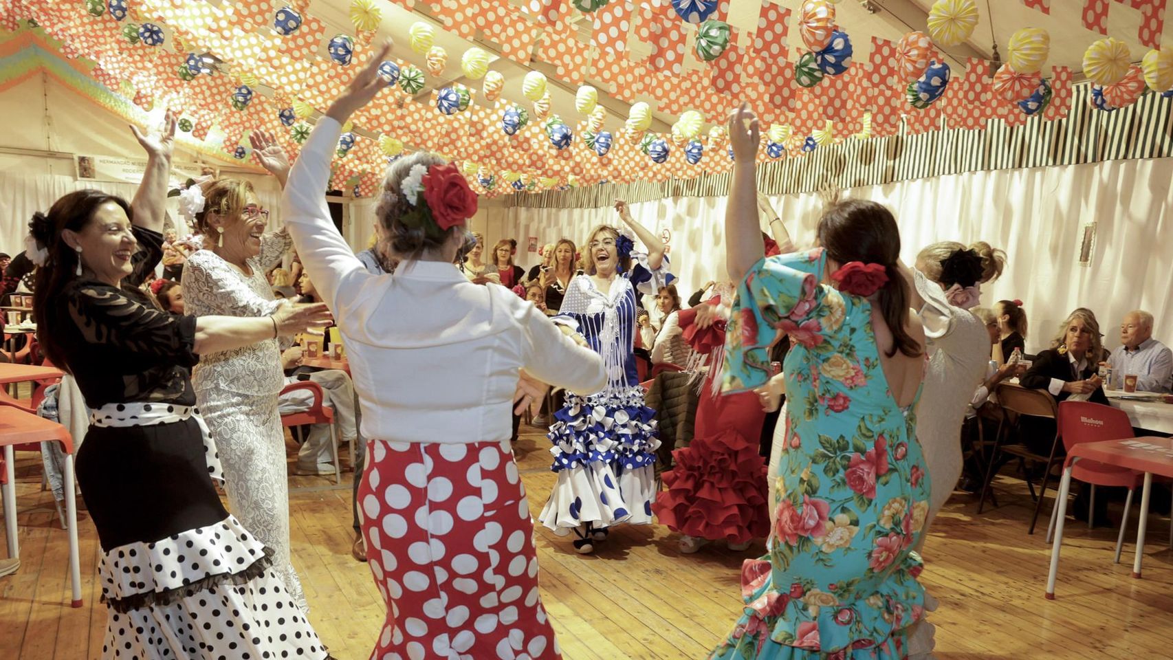 Baile en la Feria de Abril / EFE