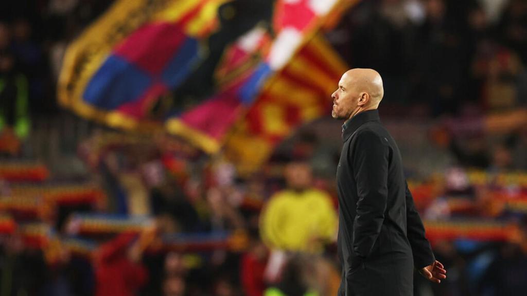 Erik Ten Hag, tras un partido contra el FC Barcelona en el Camp Nou / REDES
