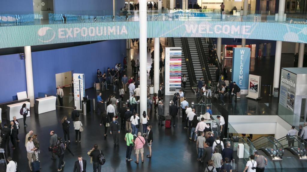Imagen de la anterior edición de Expoquimia, en el recinto ferial de Gran Via