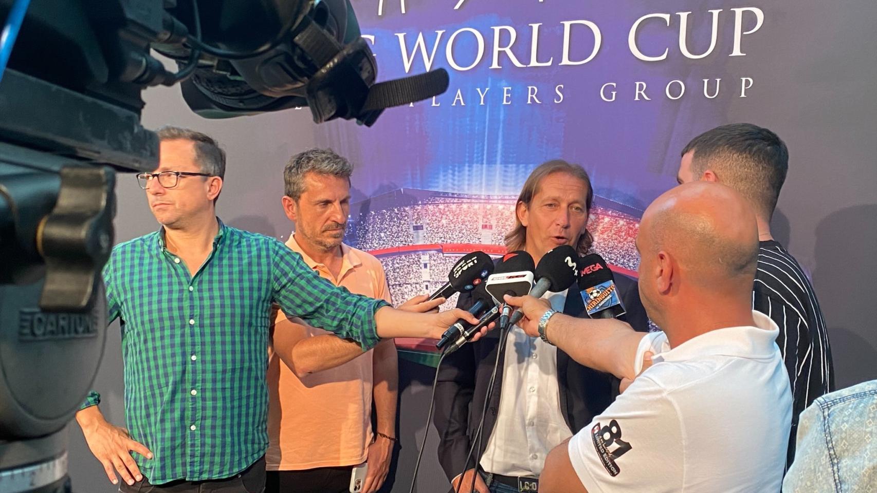 Míchel Salgado charla con los medios en la presentación de la EPG World Cup / CULEMANÍA