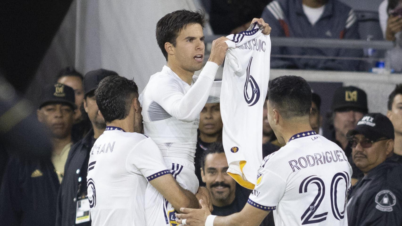 La celebración de Riqui Puig en la MLS emulando a Leo Messi