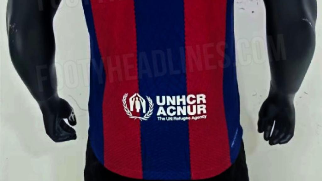 El diseño de la parte trasera de la equipación del Barça 2023-24