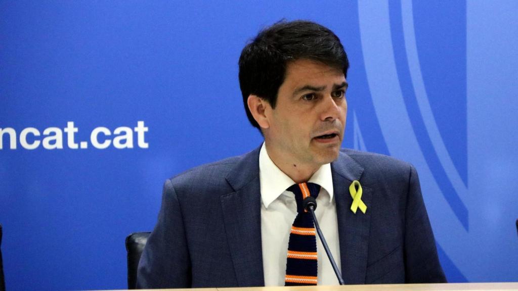 Marc Castells, alcalde de Igualada, en una comparecencia