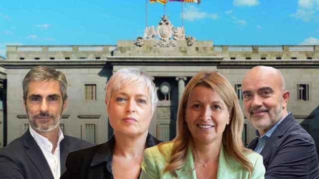 Gonzalo de Oro-Pulido (Vox); Anna Grau (Cs); Eva Parera (Valents) y Dani Sirera (PP) / FOTOMONTAJE (MA)