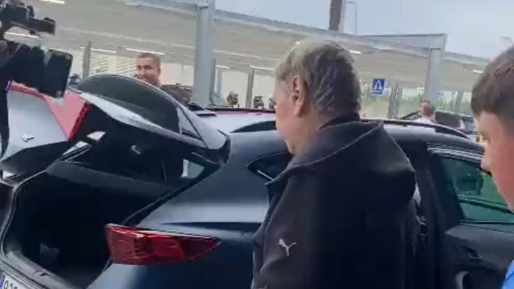 Joan Laporta llega a Barcelona con Pini Zahavi