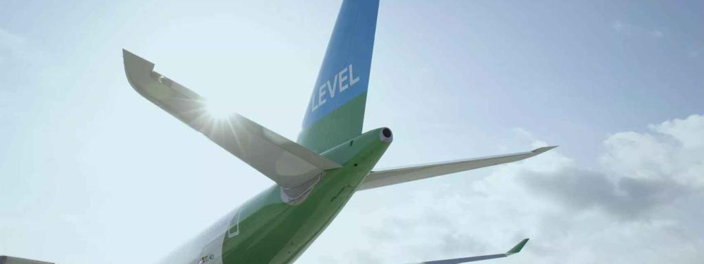 Un avión del operador LEVEL / LEVEL