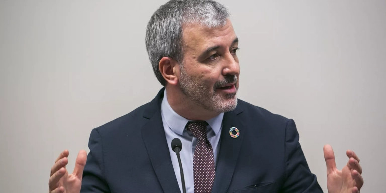 El socialista Jaume Collboni, en el Círculo de Economía / CdE