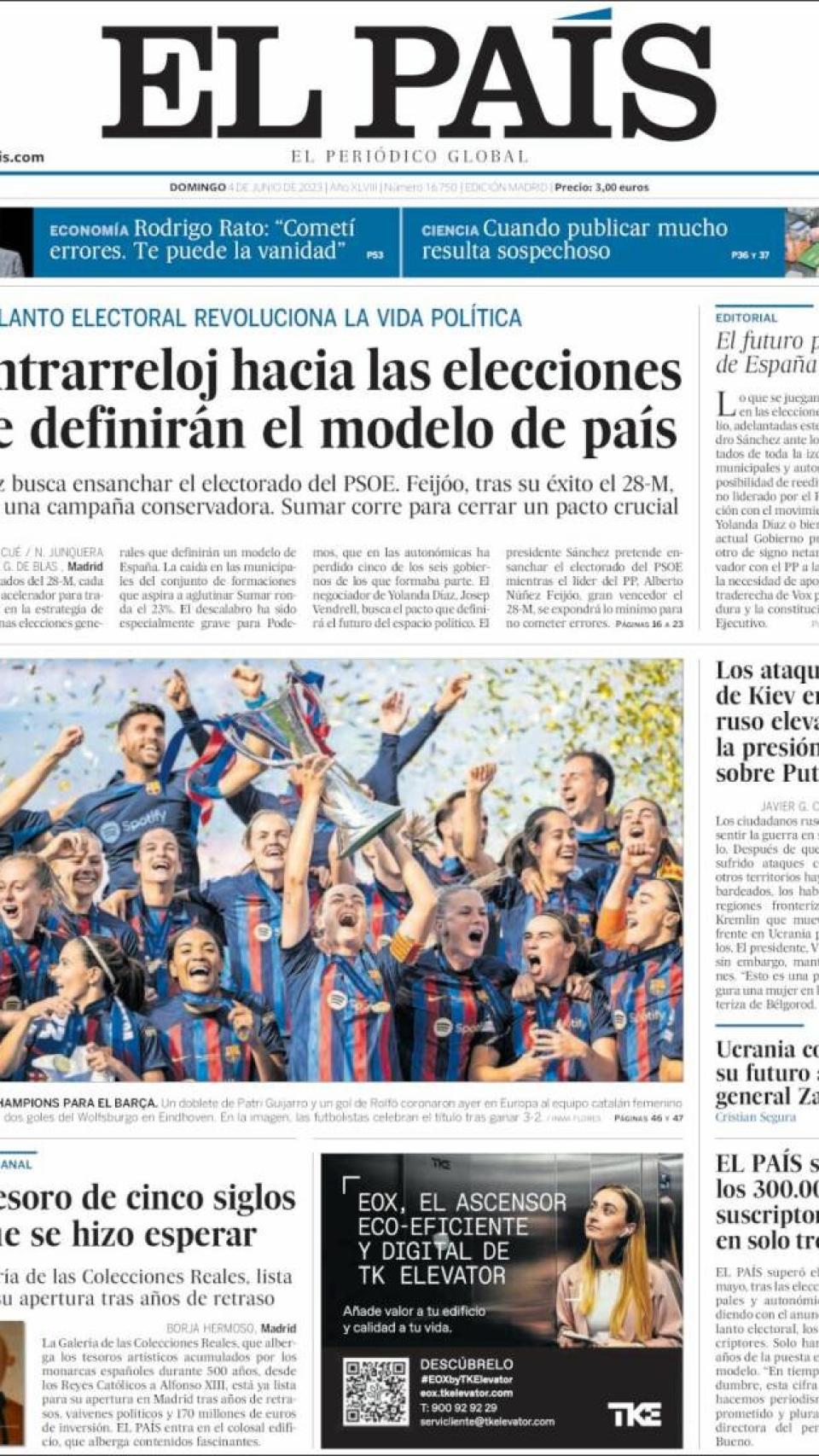El País 4 de junio