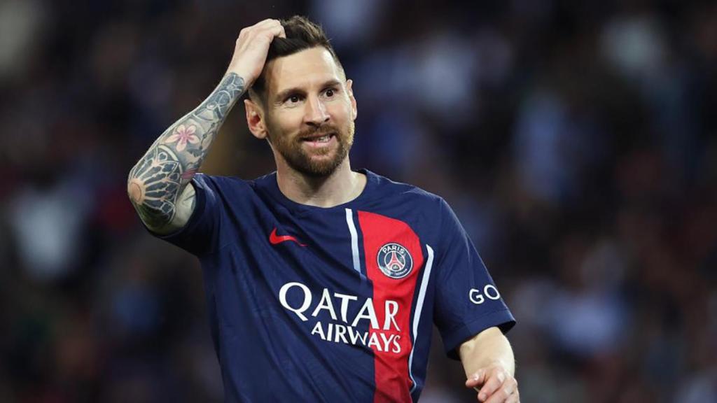 Leo Messi, durante un partido con el Paris Saint-Germain esta temporada /
