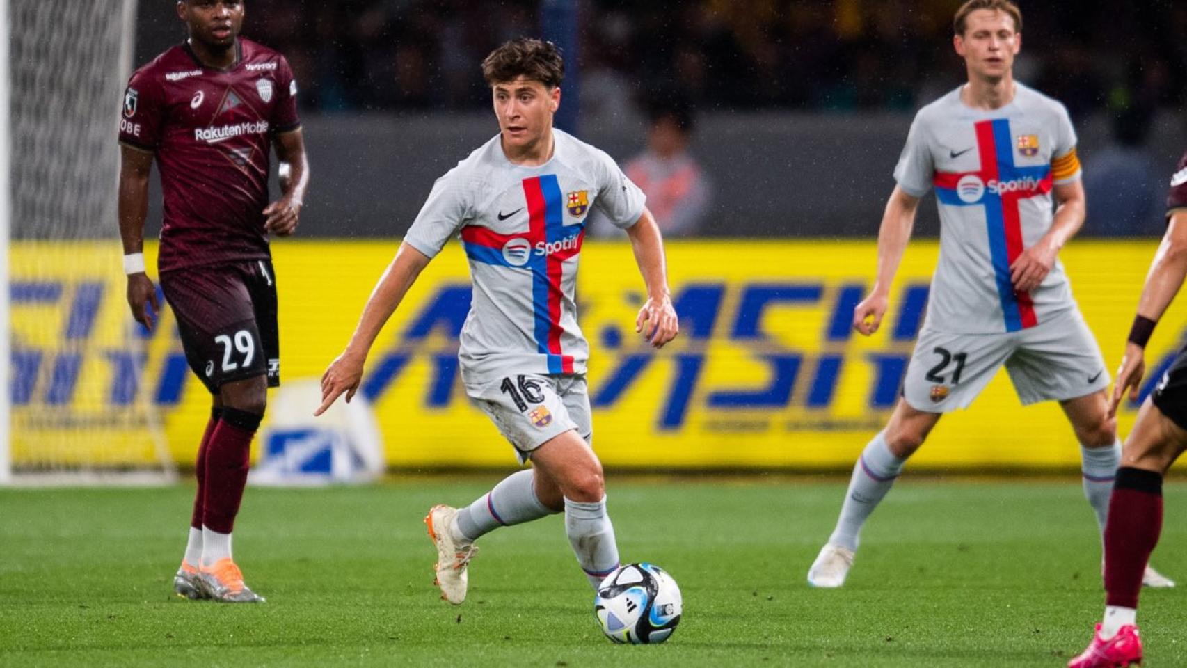 Pablo Torre, durante el partido contra el Vissel Kobe en Japón / REDES