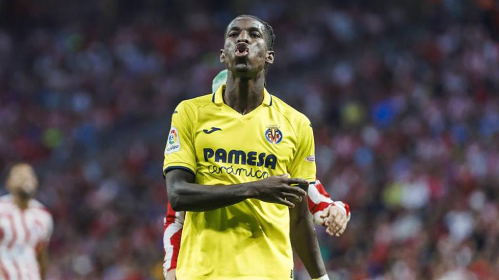 Nicholas Jackson, lamentando una ocasión fallada con el Villarreal / REDES