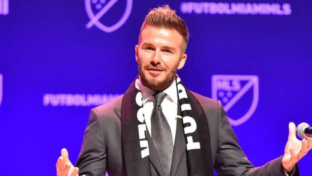 David Beckham, en la presentación oficial del Inter de Miami