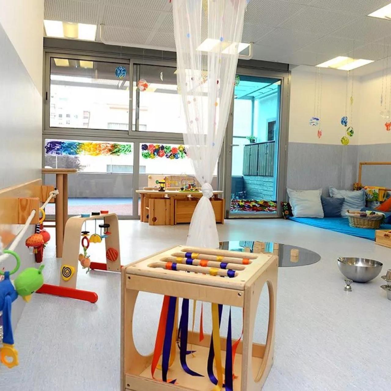 Una escuela infantil en una imagen de archivo