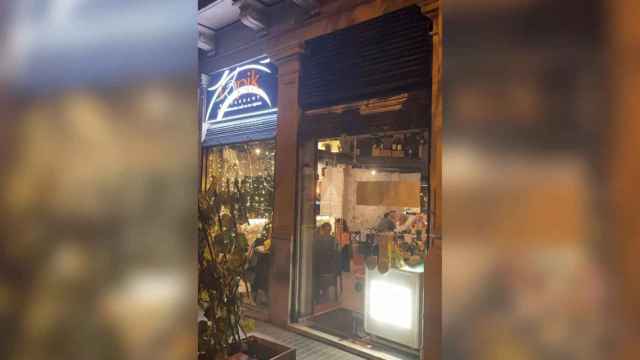 Fachada del restaurante Topik de Barcelona / TWITTER TOPIK