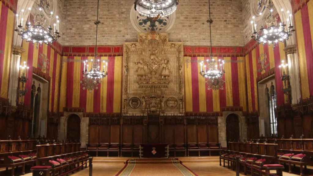 Saló de Cent de l'Ajuntament de Barcelona / ÁLVARO VENTURA