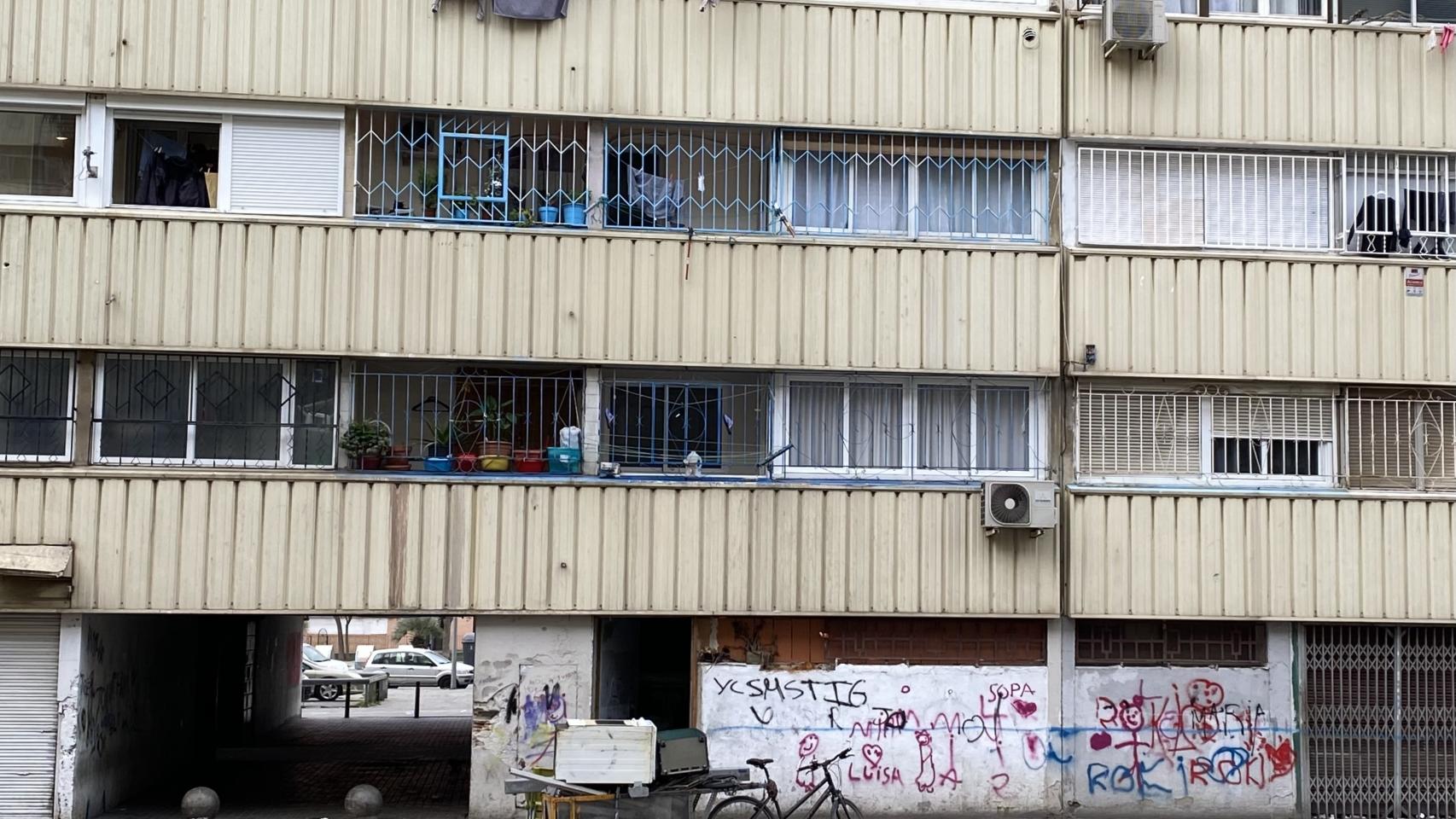 Calle Marte del barrio de La Mina, en fecha 29 de marzo de 2022