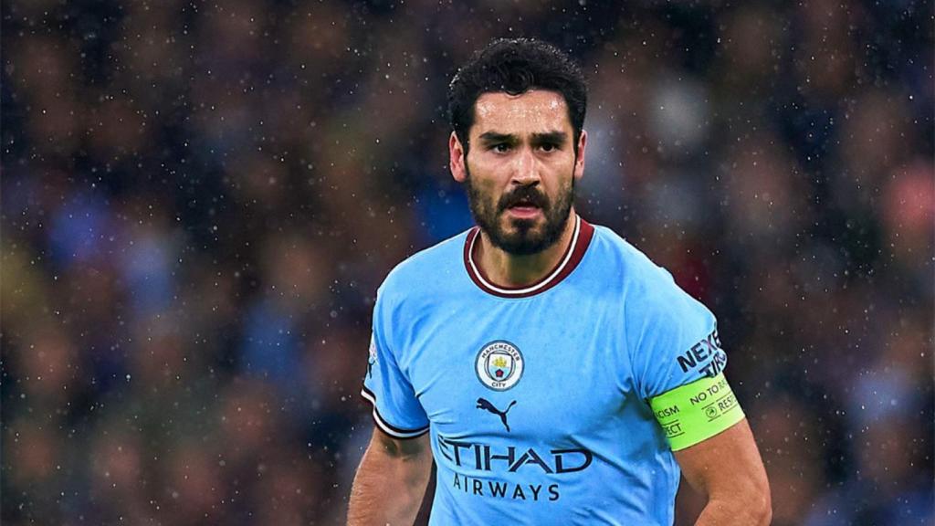 Ilkay Gundogan, durante un partido con el Manchester City / REDES