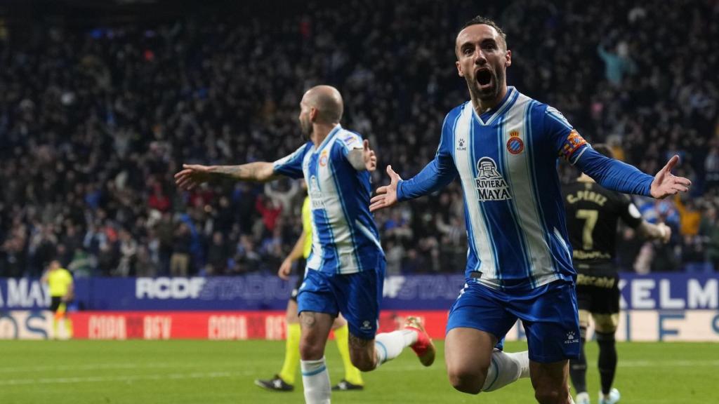 Sergi Darder, festejando un gol con el RCD Espanyol / EFE
