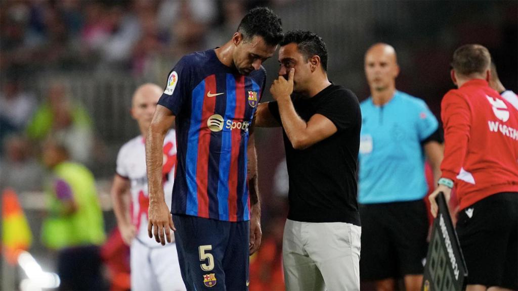Xavi Hernández y Sergio Busquets, en una imagen de archivo / REDES