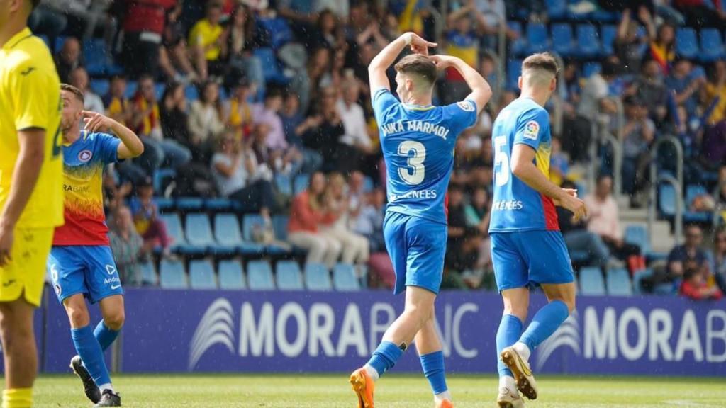 Mika Mármol, durante un partido disputado con el Andorra / FCA