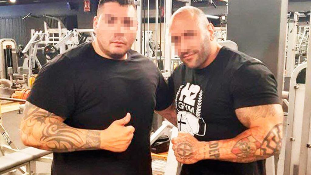 Paco 'El Gordo' (izq.), con David P., otro de los detenidos por Mossos en la operación 'Hydra'