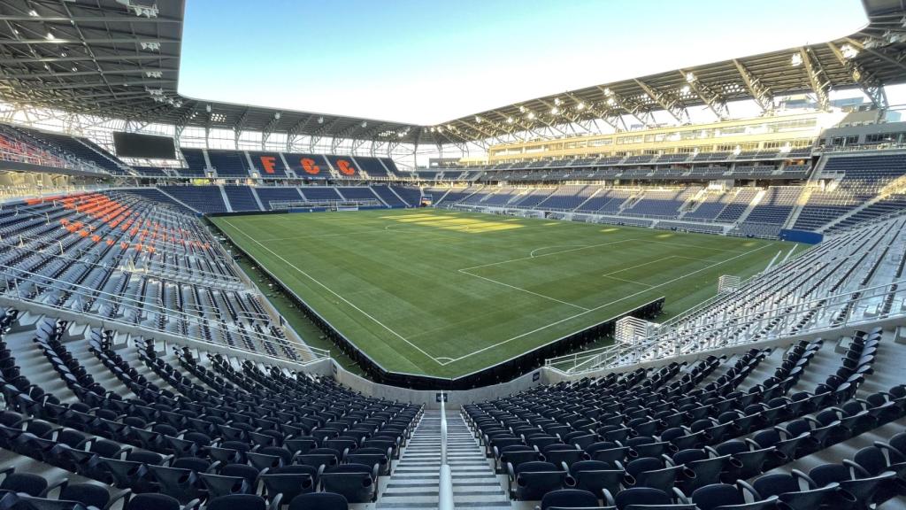 El TQL Stadium de Cincinnati es una de los recintos deportivos más modernos de EEUU