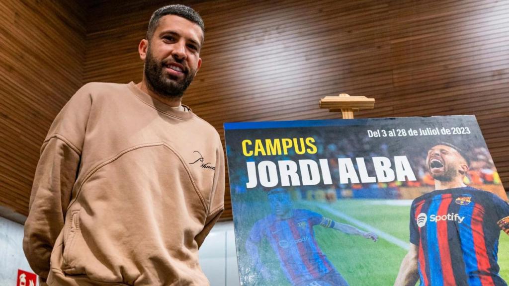 Jordi Alba presenta la edición de su campus 2023