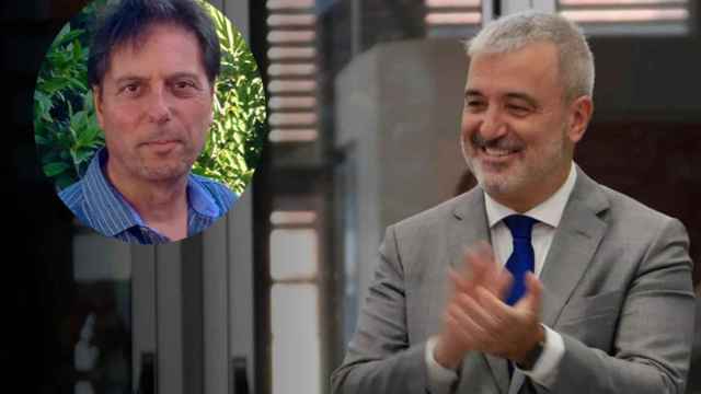 Fotomontaje donde aparecen Luis Mauri, director de alcaldía, y Jaume Collboni, alcalde de Barcelona / METRÓPOLI