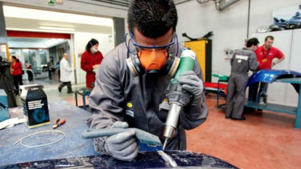 Un alumno de Formación Profesional