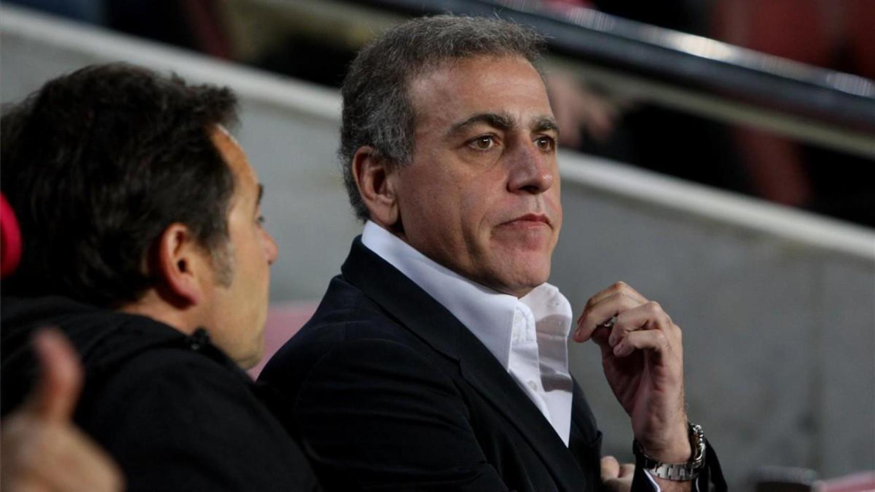 André Cury, durante un partido del Barça en el Camp Nou
