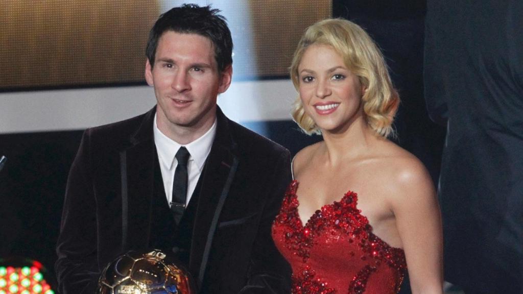 Shakira posa junto a Leo Messi