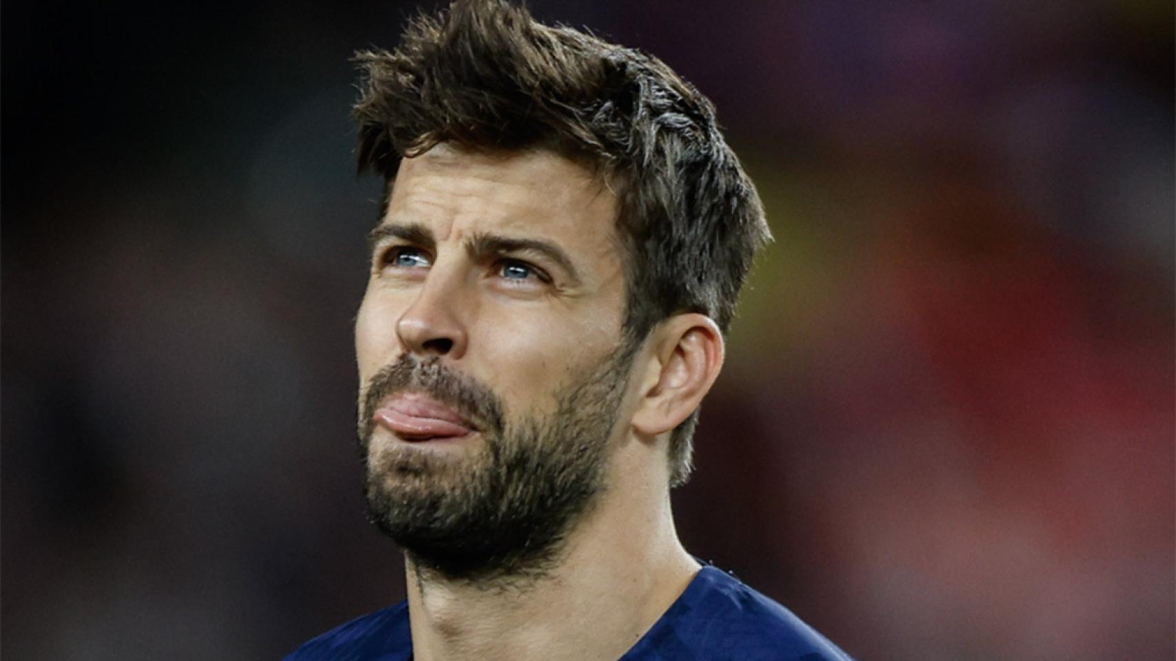 Gerard Piqué, después de un partido con el FC Barcelona