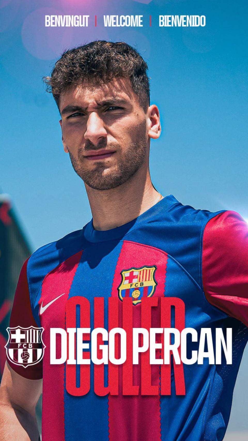 El FC Barcelona cierra el fichaje de Diego Percan para el Barça B / FCB