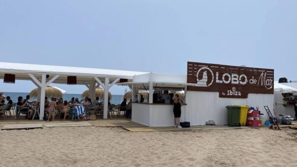 Xiringuito 'Lobo de mar' d'El Prat de Llobregat / AGNÈS BARBA - TWITTER