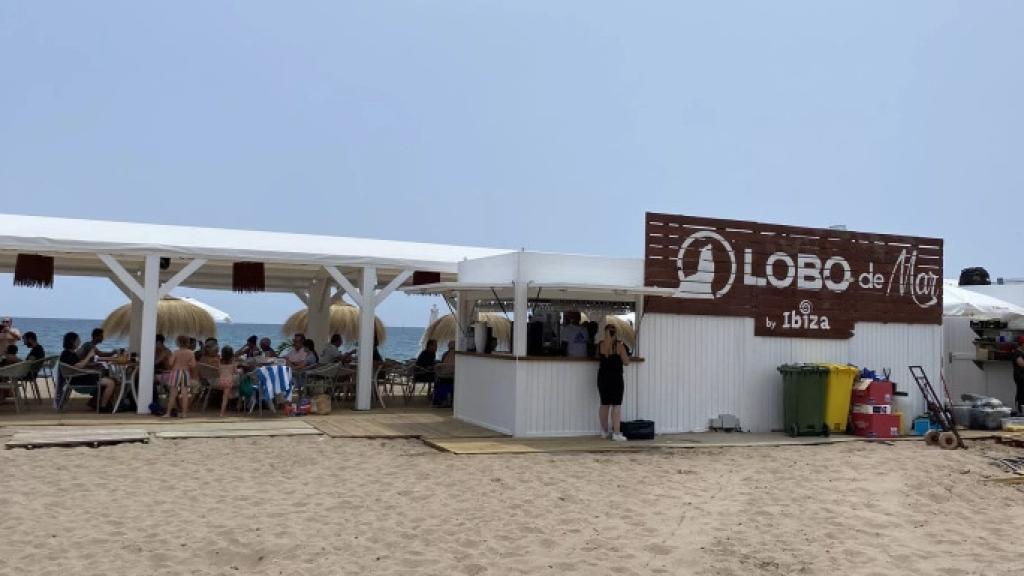 Xiringuito 'Lobo de mar' d'El Prat de Llobregat / AGNÈS BARBA - TWITTER