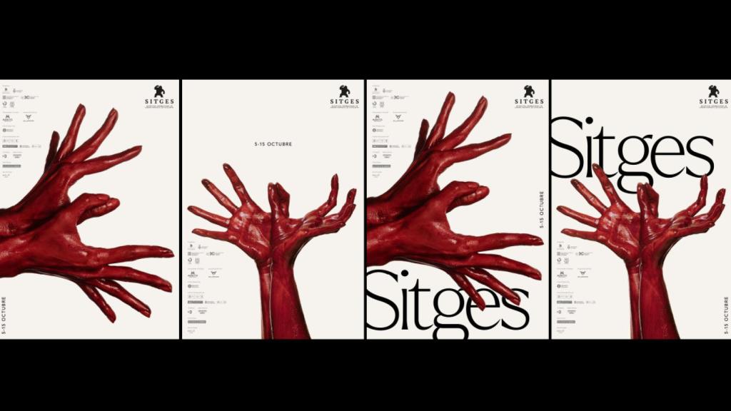 Variaciones del cartel del festival de Sitges