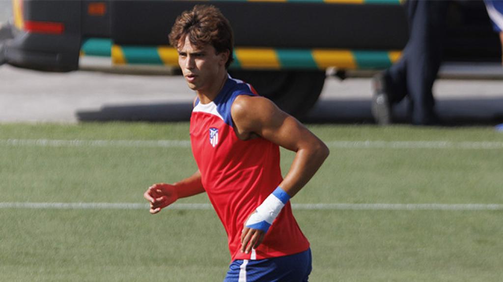 Joao Felix, en un entrenamiento de la pretemporada del Atlético de Madrid