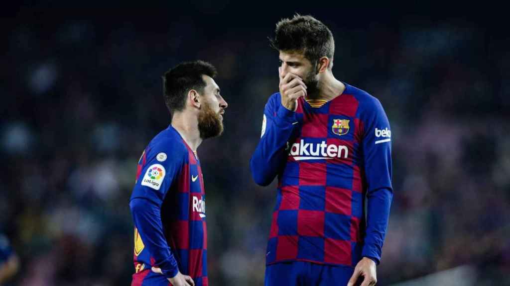Gerard Piqué y Leo Messi en un partido con el FC Barcelona / Archivo
