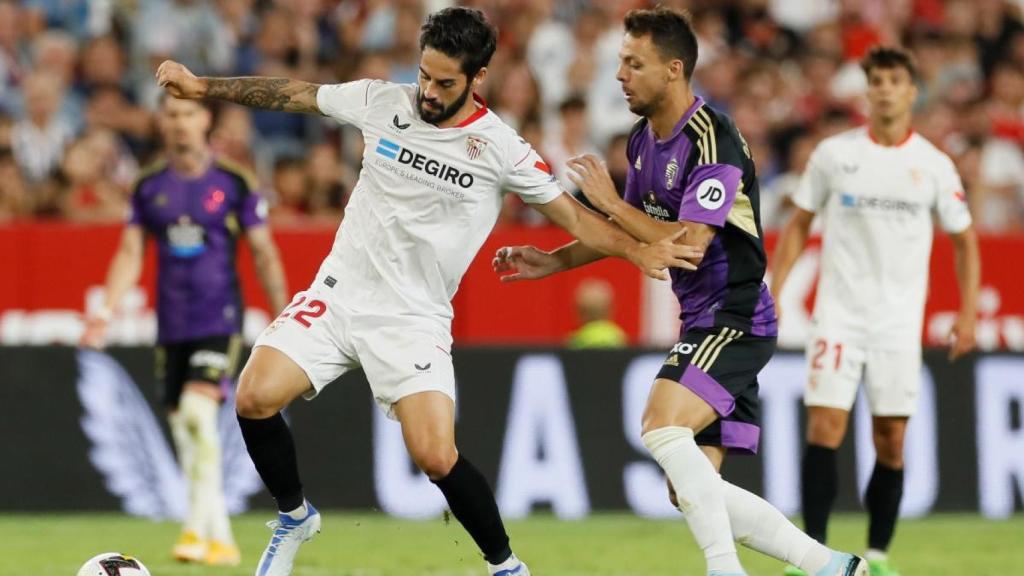 Isco en un partido ante el Real Valladolid